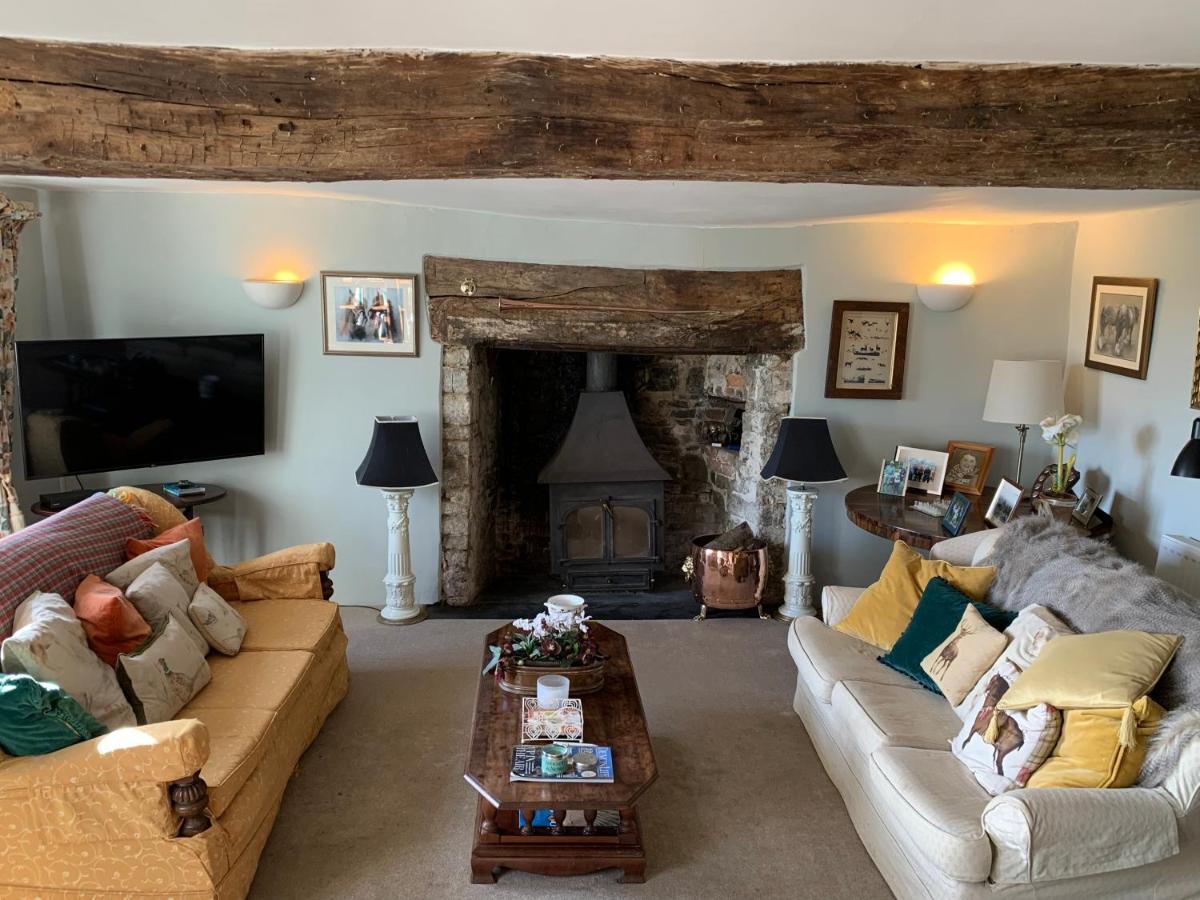 Higher Biddacott Farm Chittlehampton Bagian luar foto